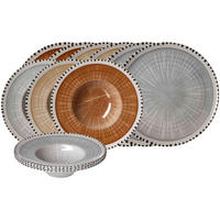PIZZA- UND PASTA-SET Natura Mix 12er Set - Multicolor, Keramik (2/2/2cm) - Ritzenhoff Breker
