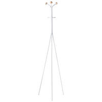 GARDEROBENSTÄNDER Weiß Arnot - Weiß, Metall (50/176/50cm) - Beliani