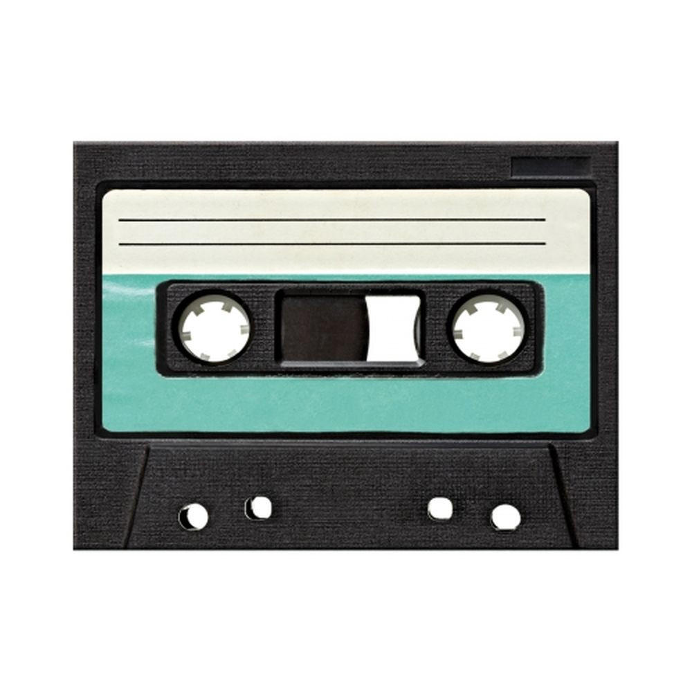 MAGNET 6/8 cm Retro Wave Retro Cassette - Multicolor, Metall (8/6/0.1cm) - Nostalgic-Art