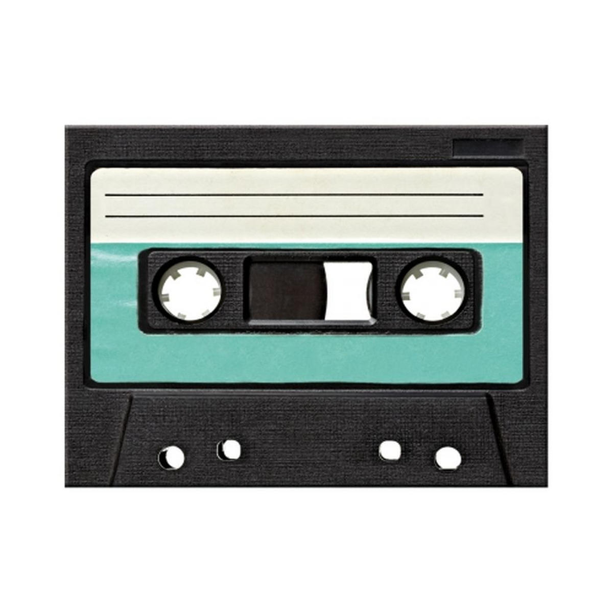 MAGNET 6/8 cm Retro Wave Retro Cassette - Multicolor, Metall (8/6/0.1cm) - Nostalgic-Art