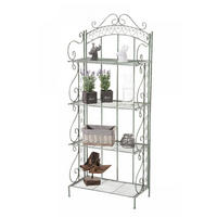 STANDREGAL Metall Antik-Grün - Grün, Metall (61/153/33cm) - CLP