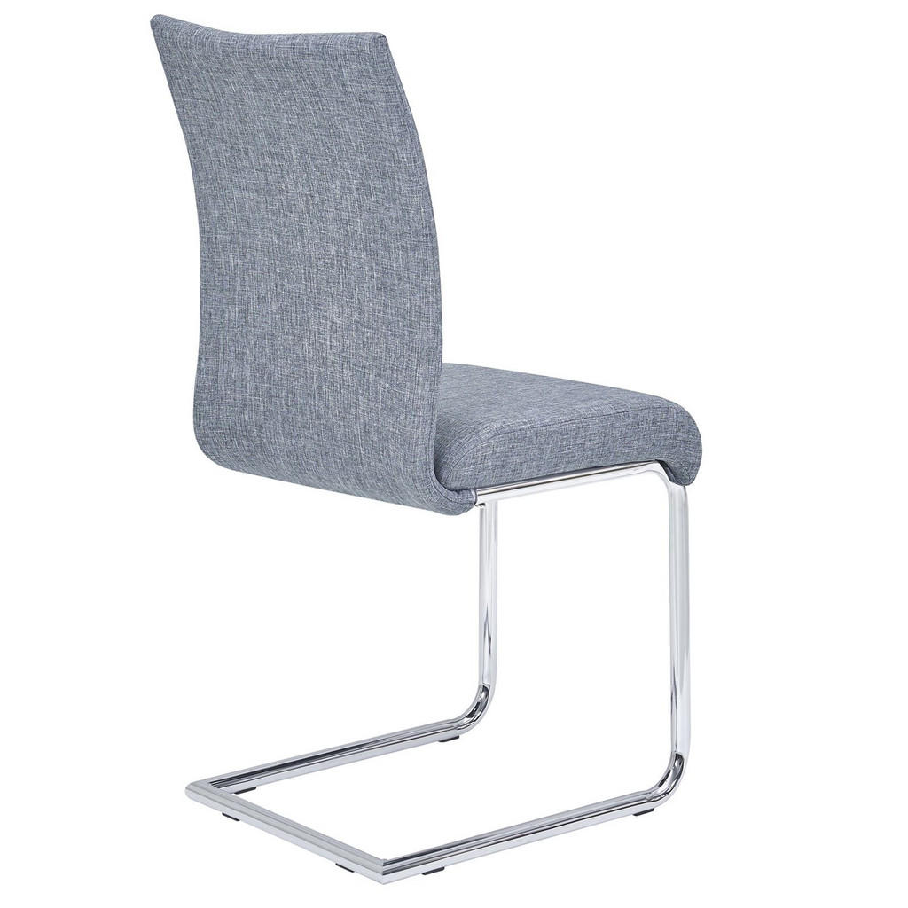 Thumbnail - Idimex Esszimmerstuhl, Grau, Textil, Mode, 43x94x56 cm, Esszimmer, Stühle, Esszimmerstühle, Vierfußstühle