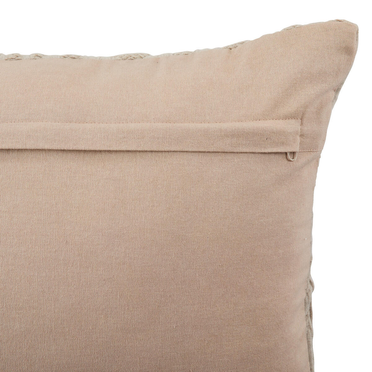 DEKOKISSEN mit Blattmotiv Letho 58/38/10 cm - Beige, Textil (38/58cm) - Atmosphera Createur d´interieur