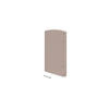 SEITENEINSÄTZE für Hängende Haken für Hang Garderobe, Kunststoff, Steingrau lackiert - Grau, Kunststoff (15.5/5/27.5cm) - EMUCA