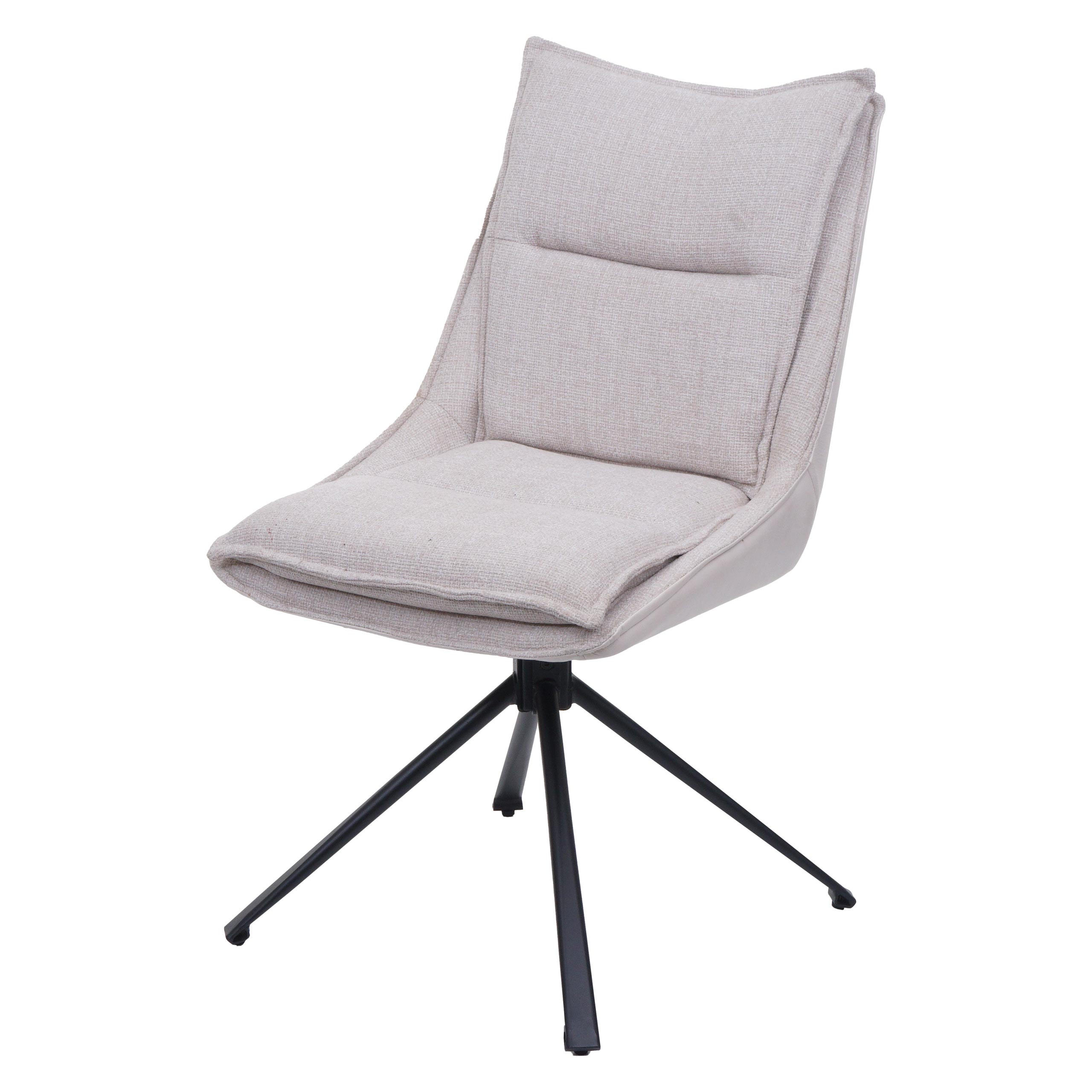 ESSZIMMERSTUHL Cremeweiß - Weiß, Textil (52/92/52cm) - MCW