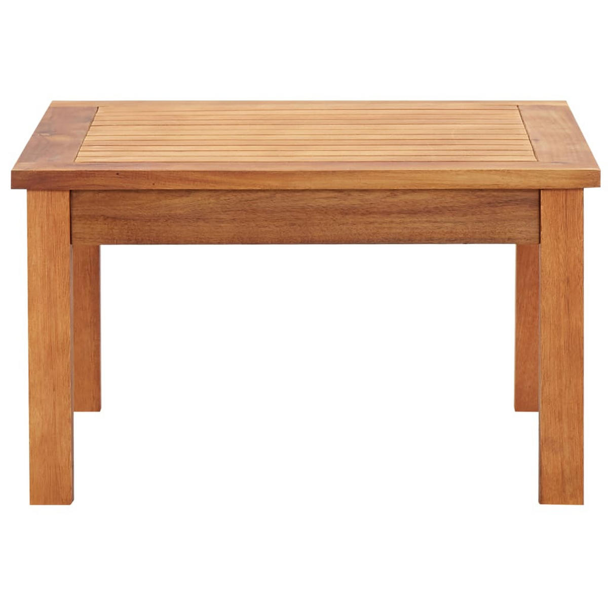 GARTEN-COUCHTISCH 60/60/36 Cm Massivholz Akazie - Braun, Holz (60/60/36cm) - vidaXL