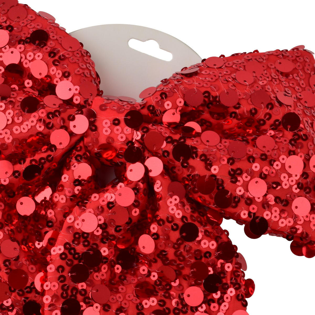 DEKOSCHLEIFE Santa Lila Gold 24/28cm - Rot, Textil (25/29/25cm) - Mondex