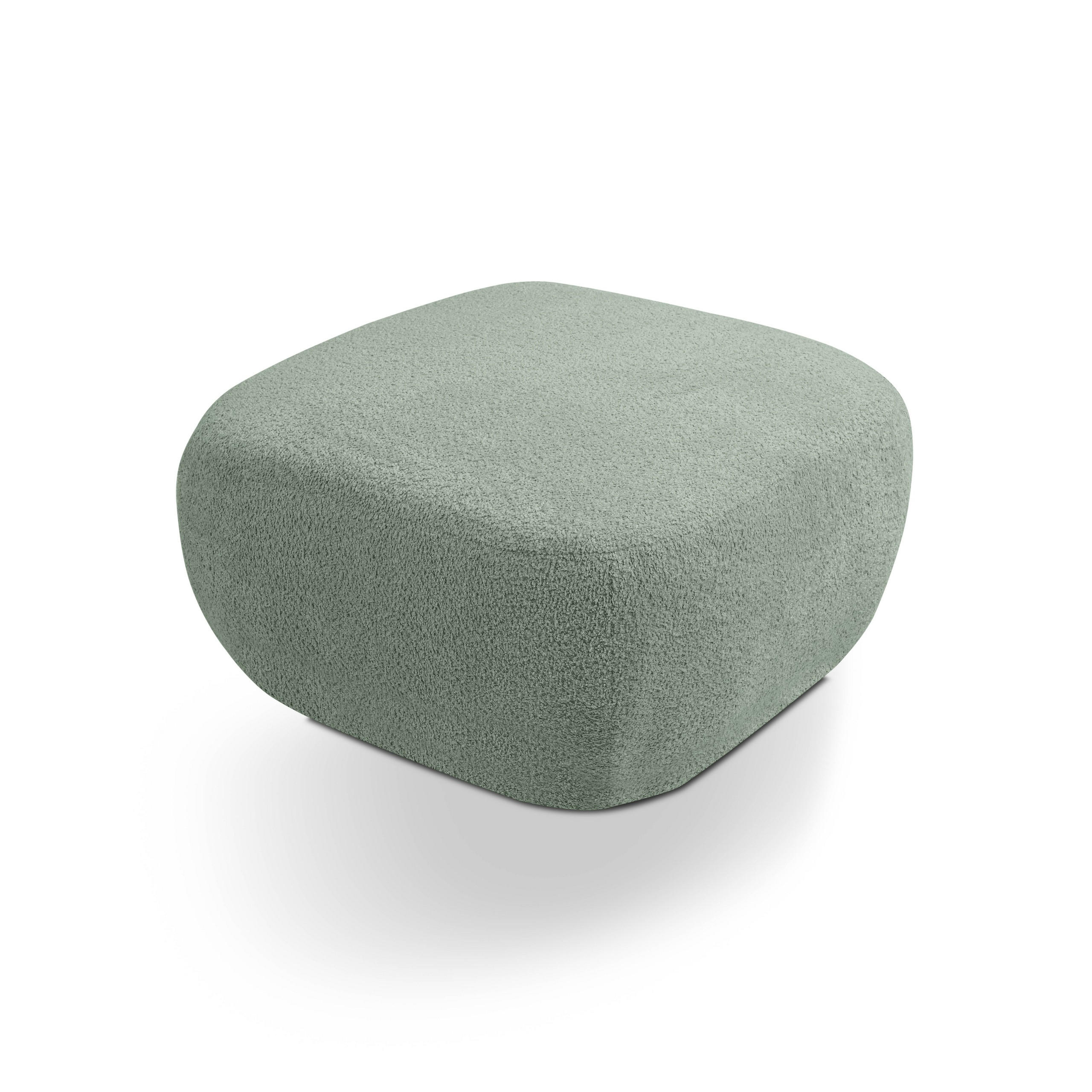 POLSTERHOCKER AMICO Modern Sitzhocker, Fußhocker Grün - Grün, Holzwerkstoff/Kunststoff (75/39/75cm) - MASSENO