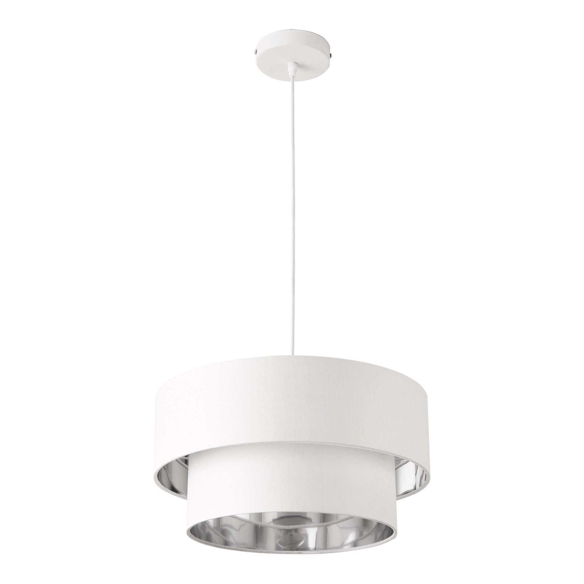 HÄNGELEUCHTE Lopar - Weiß, Metall (40/40/149cm) - lux.pro