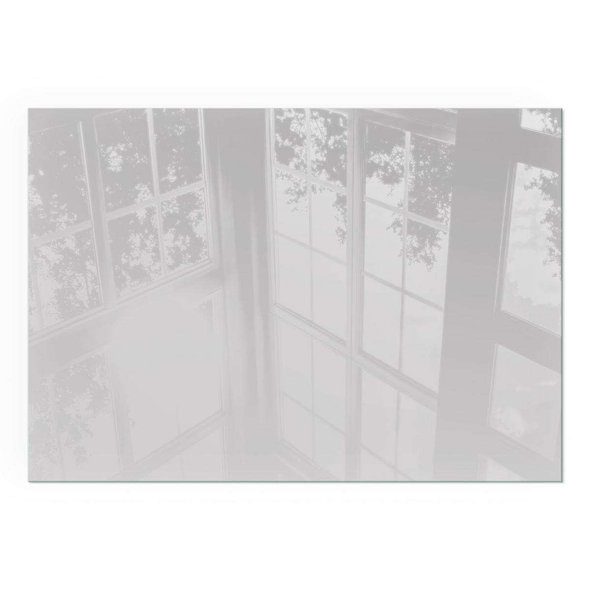 GLASPLATTE für Kamin 100x70 cm - Grau, Glas (100/70/0.4cm) - TULUP