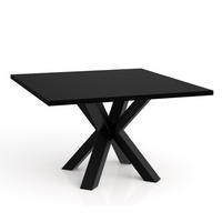 TISCH Schwarz NEO Quadratisch Mit Metallgestell 60x60 cm - Schwarz, Holzwerkstoff (60/60/45cm) - Sepro Meble