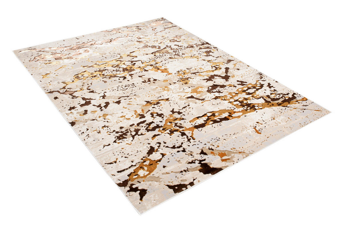 TEPPICH GOLDEN Creme 160/230 cm - Creme, Kunststoff (160/230cm) - Tapiso