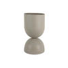 BLUMENTOPF Tonar Grau 25.5/25.5/45 cm - Grau, Metall (45cm) - Present Time