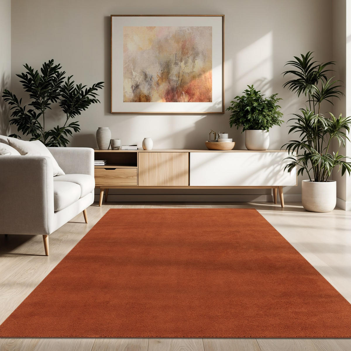 KURZFLORTEPPICH 160/220 cm Cadiz 630 - Kupferfarben, Kunststoff (160/220cm) - Paco Home