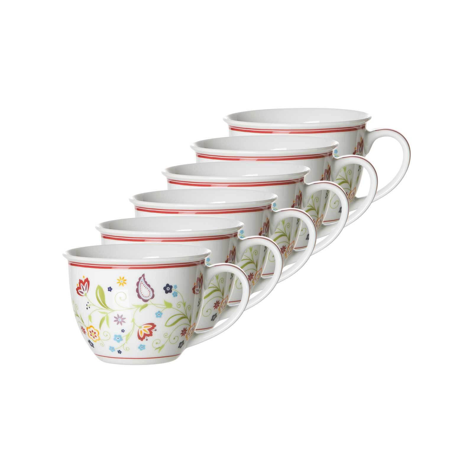 JUMBOTASSEN Shanti bunt 350 ml 6er Set - Multicolor, Keramik (0.35L) - Ritzenhoff Breker