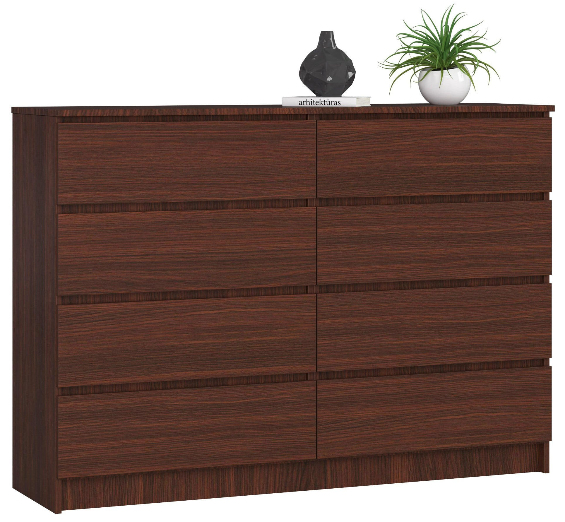 RAUMHIRSCH FURNITURE KOMODA Tmavě hnědá 99/138/40