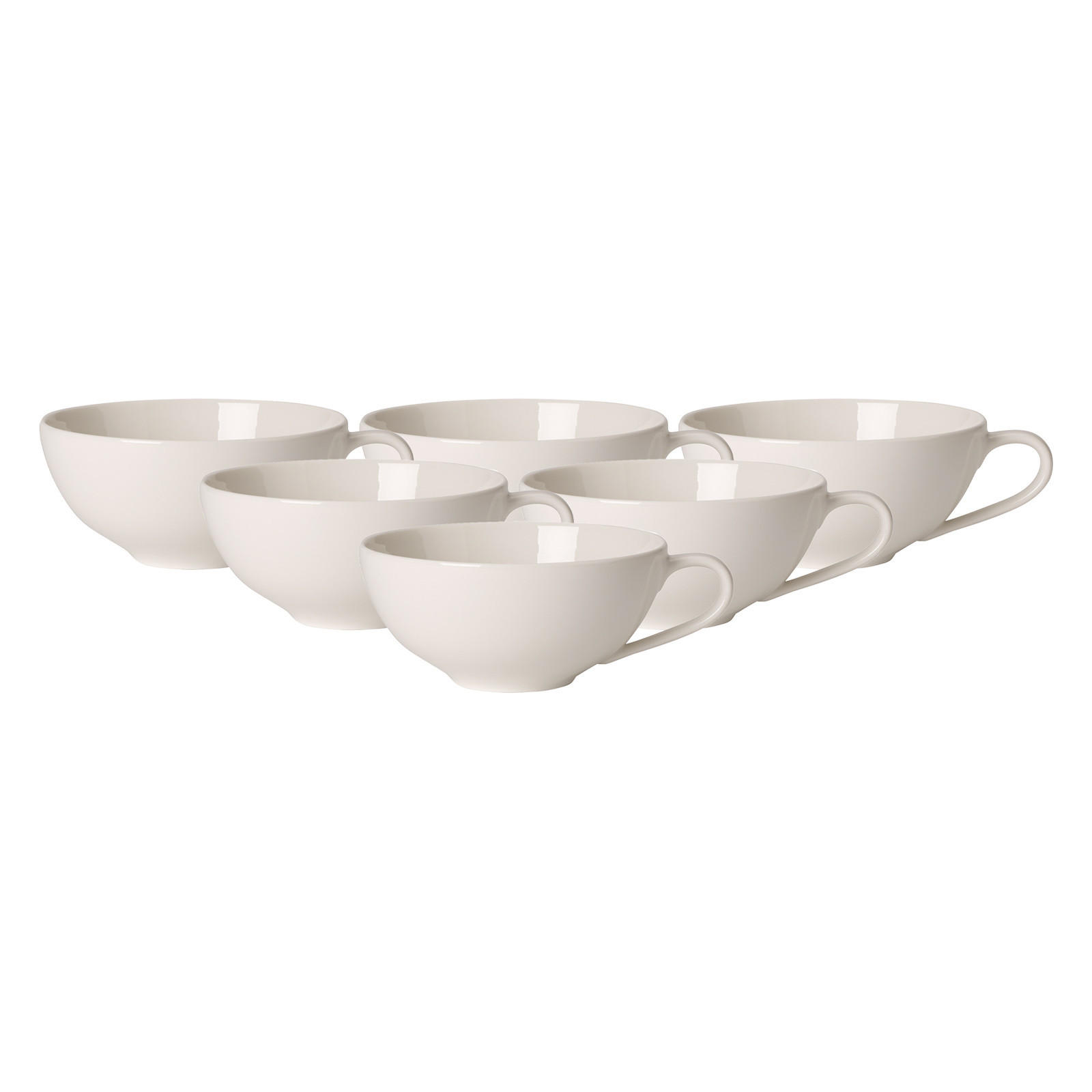 TEETASSEN For Me weiß 110 ml 6er Set - Weiß, Keramik (0.001L) - Villeroy & Boch