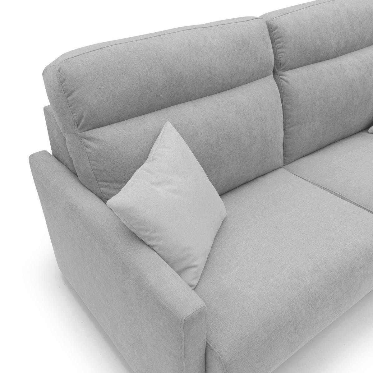 SCHLAFSOFA Margot - Hellgrau, Textil (156/102/97cm) - Divani.store