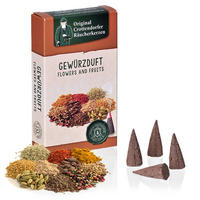 RÄUCHERKERZEN Flowers & Fruits Gewürzduft 24er Packung - Multicolor, Holz (0.1/1/0.1cm) - Crottendorfer