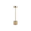 TISCHLAMPE Ganar Gold 8/8/37.5 cm - Goldfarben, Metall (8/8/37.5cm) - Leitmotiv