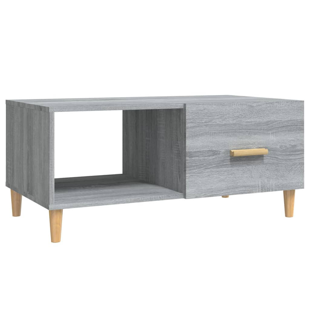 COUCHTISCH Grau Sonoma 89,5x50x40 cm Holzwerkstoff - Grau, Holzwerkstoff (89.5/50/40cm) - furnicato