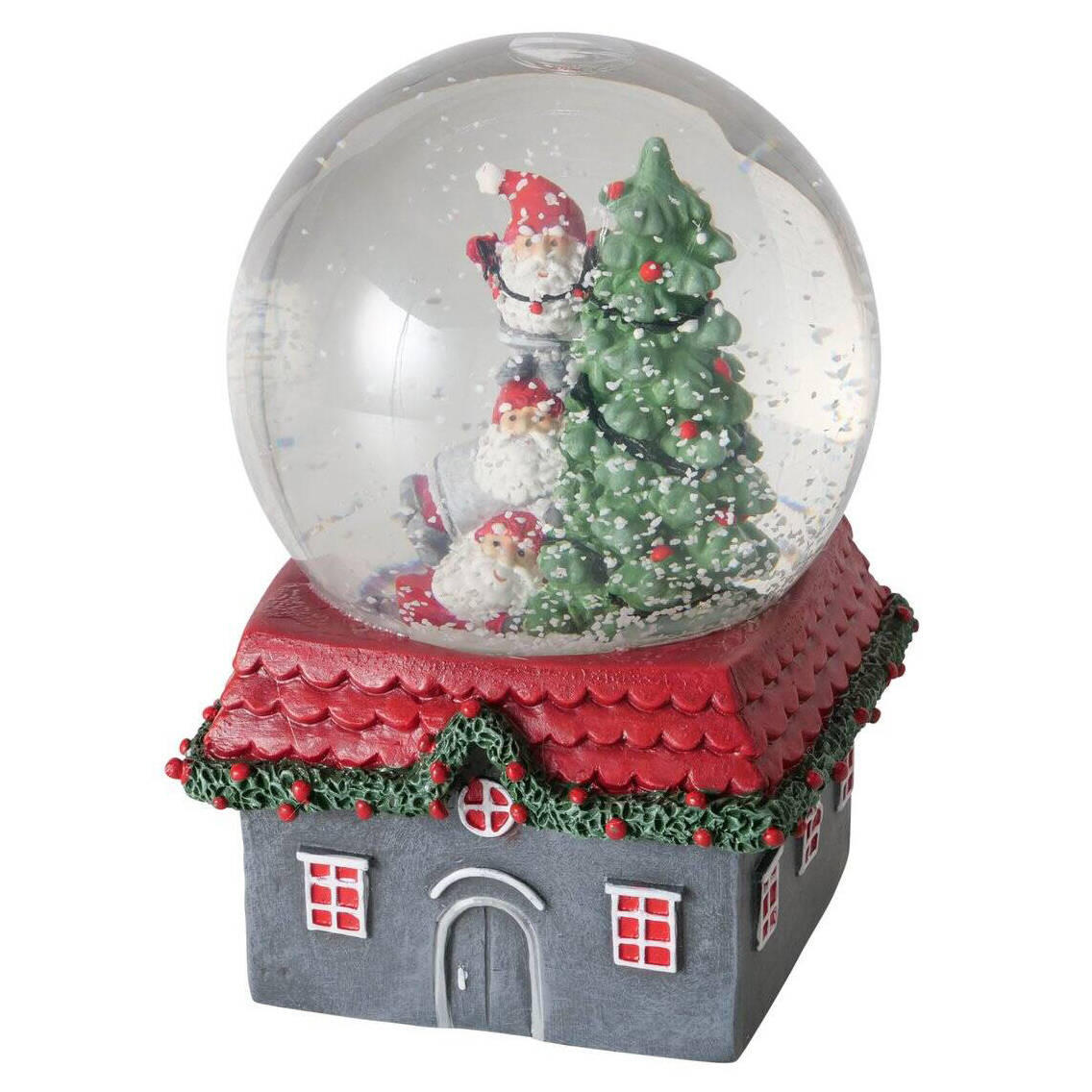SCHNEEKUGEL Haus Monti Ø10 cm - Multicolor, Kunststoff (10/14.4/10cm) - Boltze Home