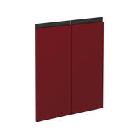 KÜCHENFRONT R-Line Rot 59.2 x 71.3 cm Möbelfront für den Unterschrank - Rot, Holzwerkstoff (59.2/71.3/1.6cm) - Vicco