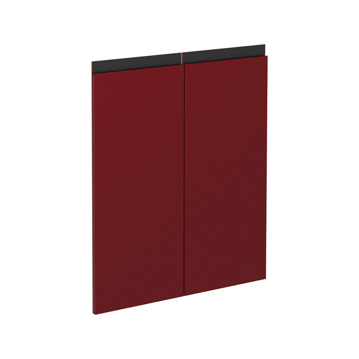 KÜCHENFRONT R-Line Rot 59.2 x 71.3 cm Möbelfront für den Unterschrank - Rot, Holzwerkstoff (59.2/71.3/1.6cm) - Vicco