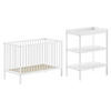 BABYZIMMER Set Kara-lynn 2 Komplettset Massivholz Buche Weiß - Weiß, Holz (203/95/64cm) - 58aufmkessel