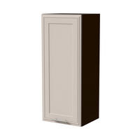 HÄNGESCHRANK Salo W4/40 Lava / Kaschmir Matt 40 / 32,5 / 96cm - Kaschmir/Dunkelgrau, Holz/Holzwerkstoff (40/96/32.5cm) - Feldmann-Wohnen