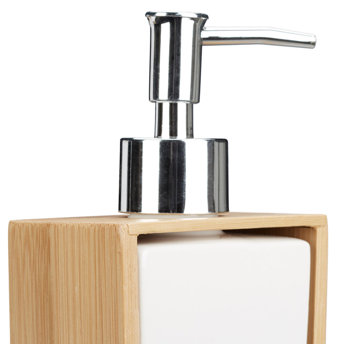 BADEZIMMER Set - Multicolor, Holz/Keramik (14/20/10cm) - Relaxdays