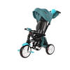 DREIRAD Enduro 4 in 1 drehbar tuerkis klappbar, Sitz drehbar, verstellbar, Licht - Türkis, Metall (114/49/104cm) - Lorelli