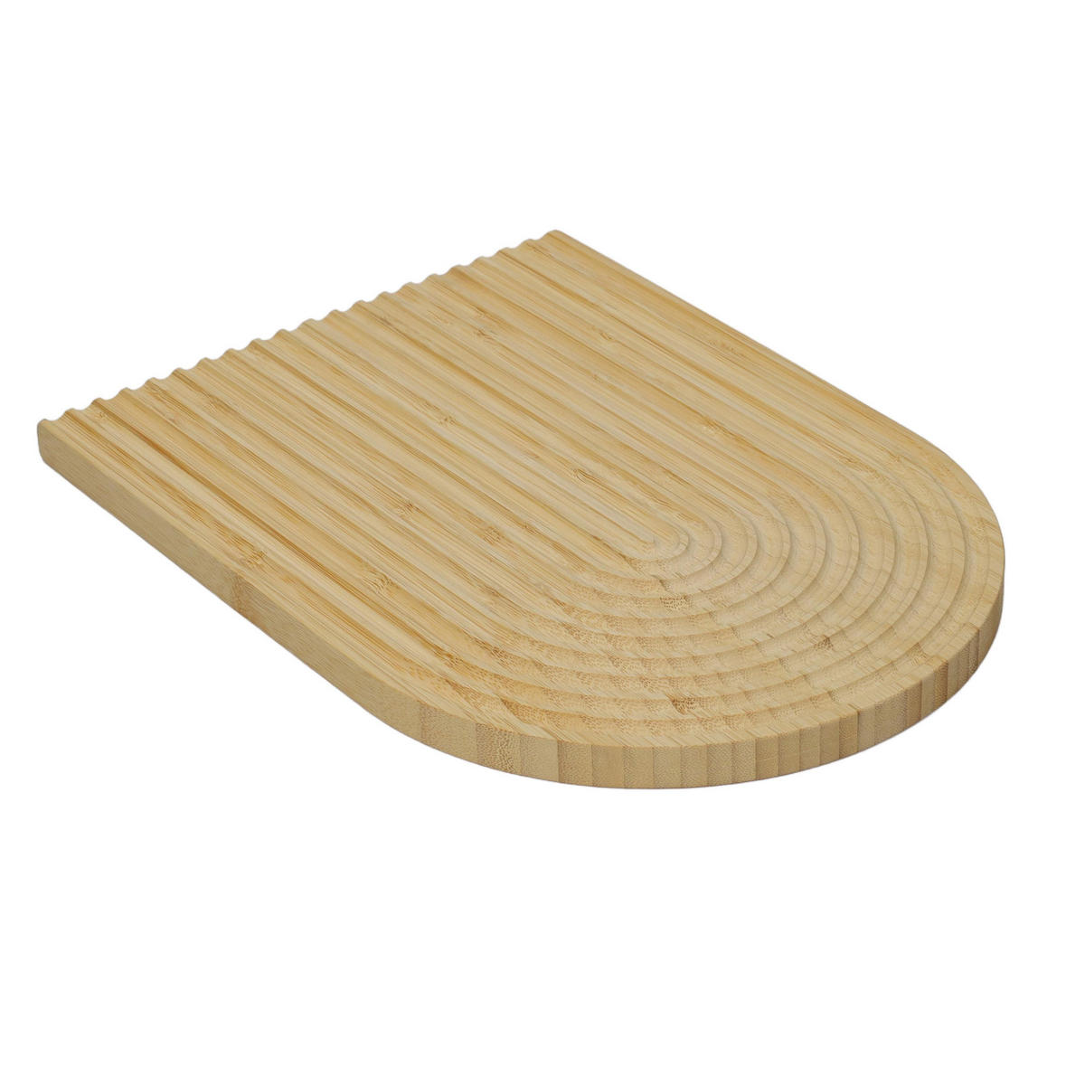 SERVIERTABLETT Bambus Muster 1 32/24/2 cm - Braun, Naturmaterialen (24/2/32cm) - Excellent Houseware
