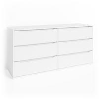 KOMMODE Ruben Weiß 160 x 77.6 cm - Weiß, Holzwerkstoff (48/77.6/160cm) - Vicco