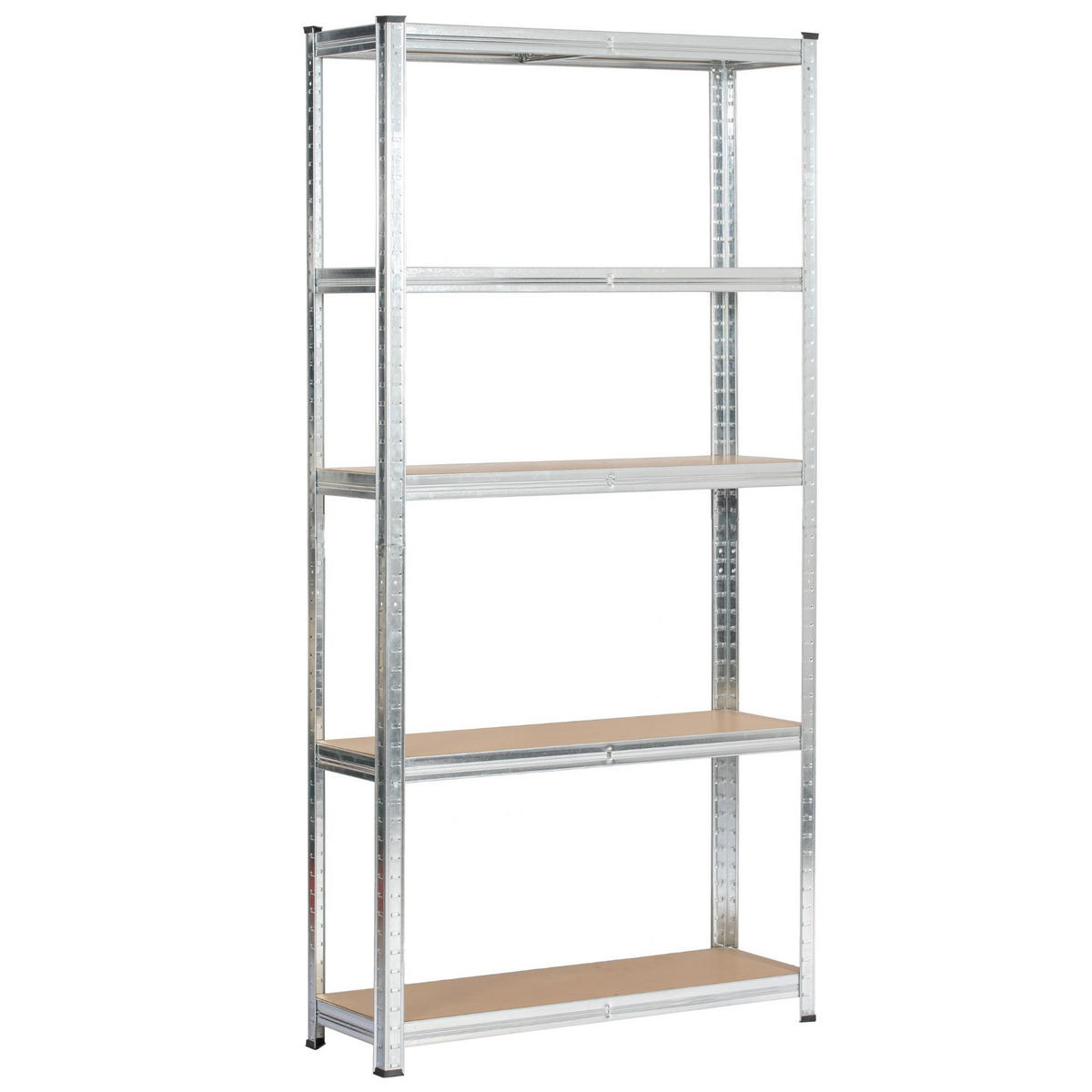 SCHWERLASTREGAL galvanisiertes Silber 90x30x180 cm - Silberfarben, Metall (90/180/30cm) - Akord