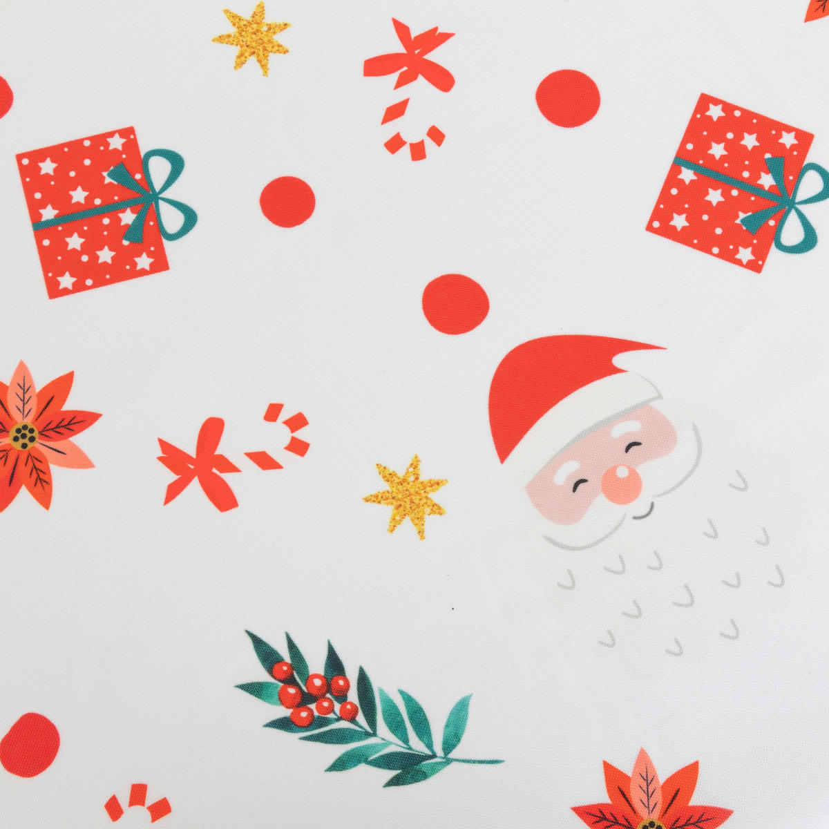 TISCHDECKE Weihnachtsmotiv fleckabweisend - Weiß, Textil (240cm) - Atmosphera Createur d´interieur