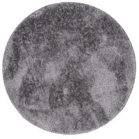 HOCHFLOR SHAGGY TEPPICH FEELING MIX RUND - Silberfarben, Textil (100/100cm) - Snapstyle