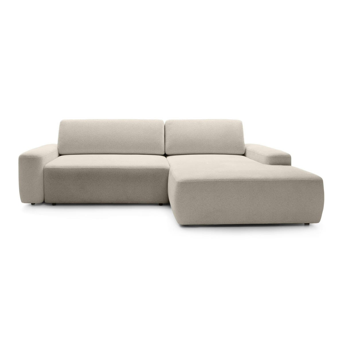 ECKSOFA Bamby Beige 264 cm - Beige, Textil (264/82/162cm) - Pillovely