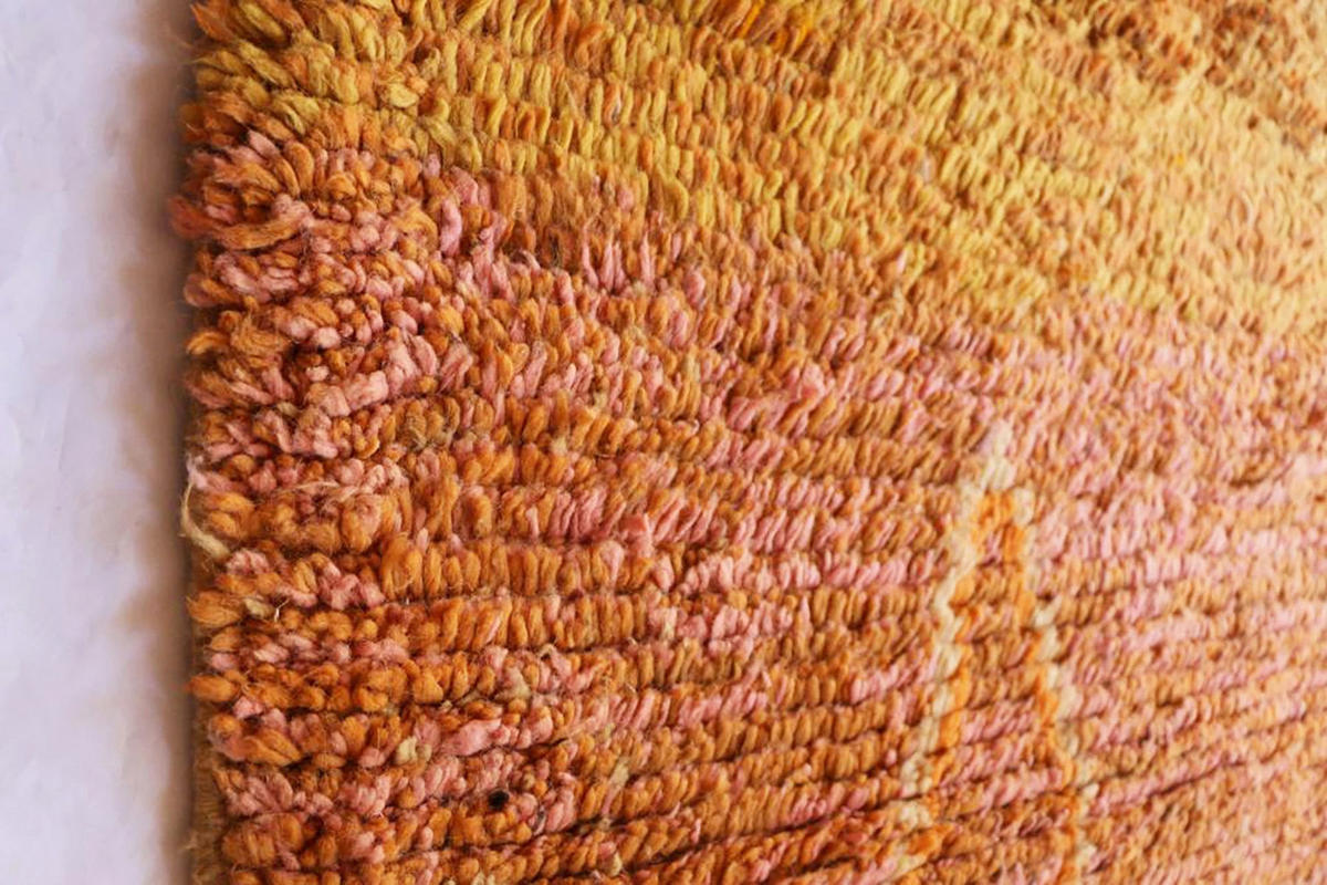 BERBERTEPPICH Boujad 200x 300 cm - Gelb, Naturmaterialien (200/300cm) - AFK Living