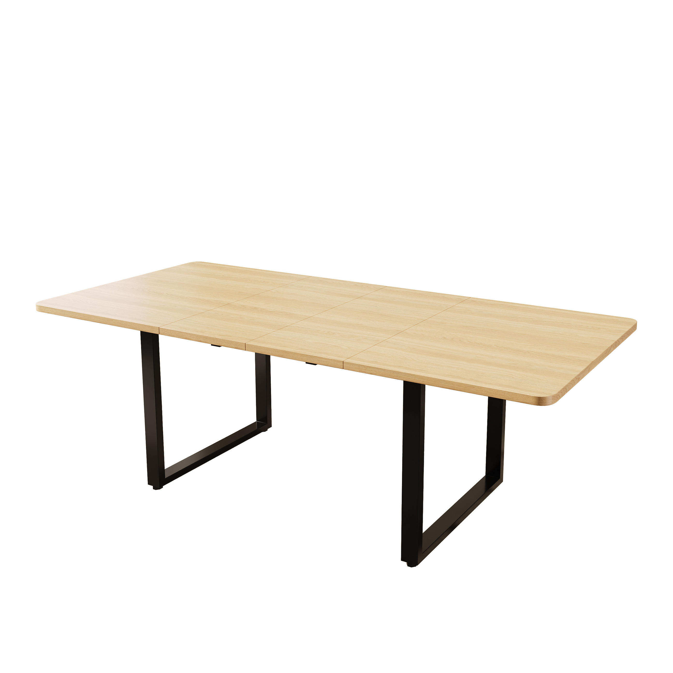 ESSTISCH ausziehbar 140-220/80 cm DE-39776 Eichenfarbe - Eichefarben, Holzwerkstoff (80/220/75cm) - ComfortXL