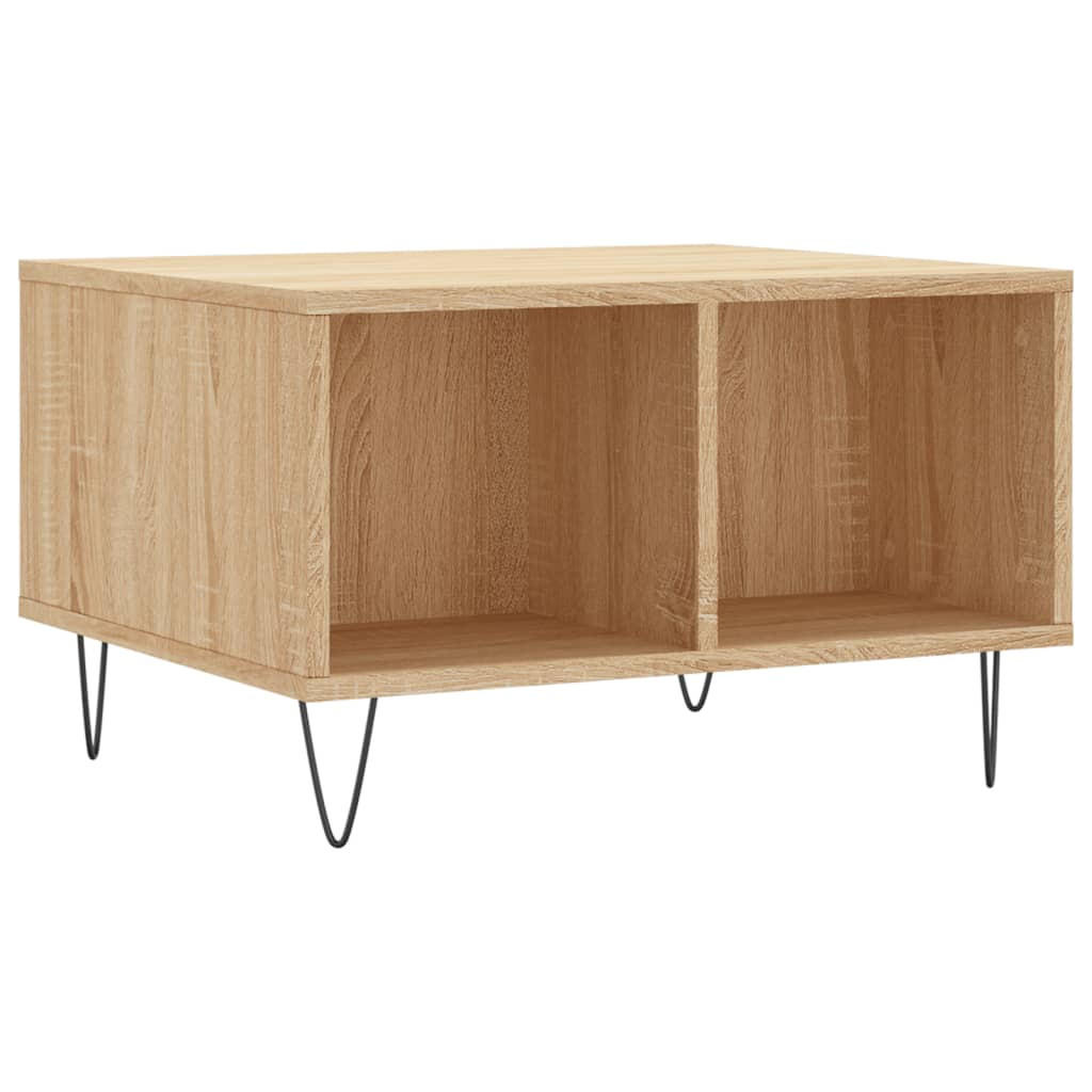 COUCHTISCH Sonoma-Eiche 60x50x36,5 cm Holzwerkstoff - Braun, Holzwerkstoff (60/50/36.5cm) - furnicato