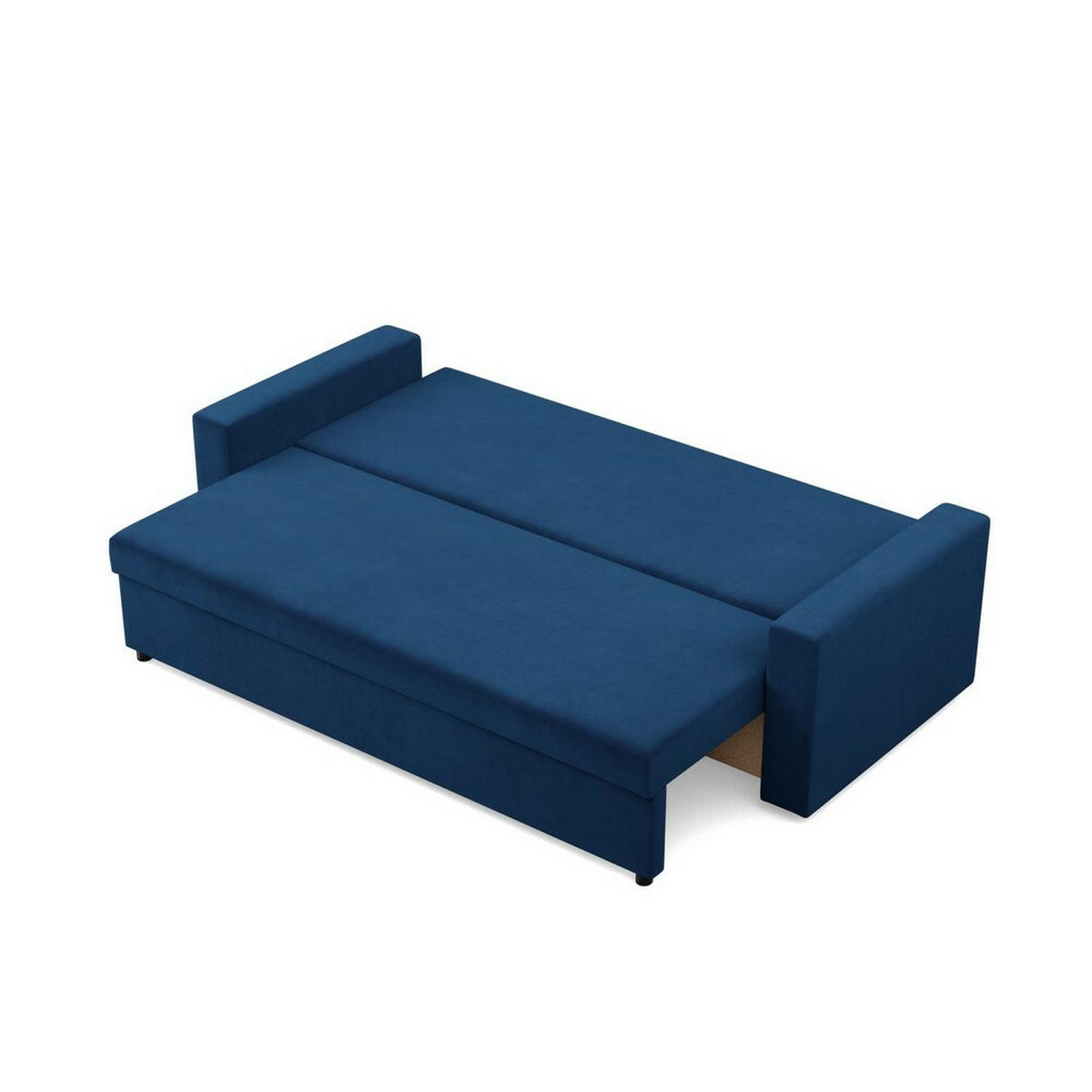 SOFA Neo mit gerader Armlehnen dunkelblau - Dunkelblau, Textil (220/92/92cm) - SIMKAM Furniture