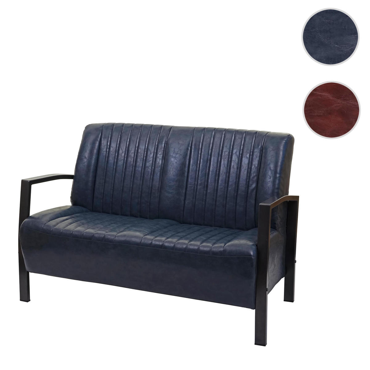 2-SITZER SOFA Grau - Grau, Textil (127/86/70cm) - MCW