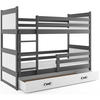 ETAGENBETT Rico mit Lattenrost und Schublade 190x90cm Grau - Weiß/Grau, Holz/Holzwerkstoff (90/190cm) - Interbeds