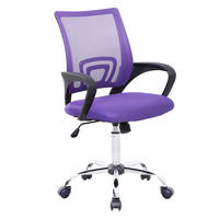 KINDERSCHREIBTISCHSTUHL CYDNEY Stoffbezug Lila - Violett/Lila, Textil (57/104/49cm) - SVITA