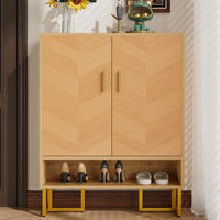 SCHUHSCHRANK Natur 80/38/100 cm - Naturfarben, Holzwerkstoff (80/100/38cm) - PANGIVO