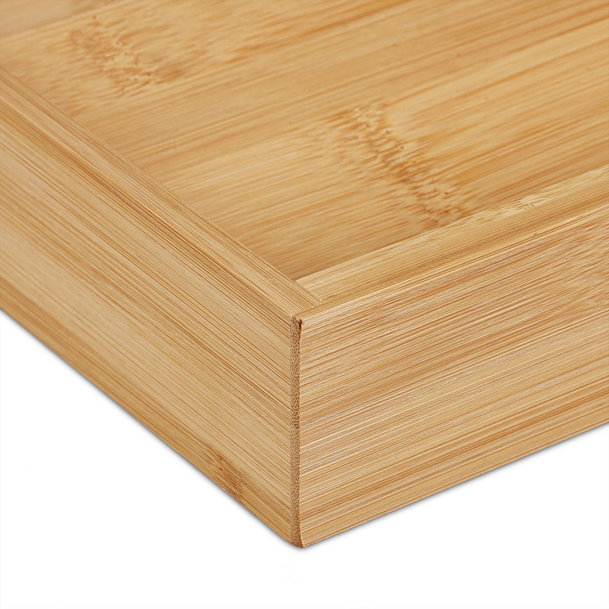 GEWÜRZREGAL Schublade - Hellbraun, Holz (20/5/38cm) - Relaxdays