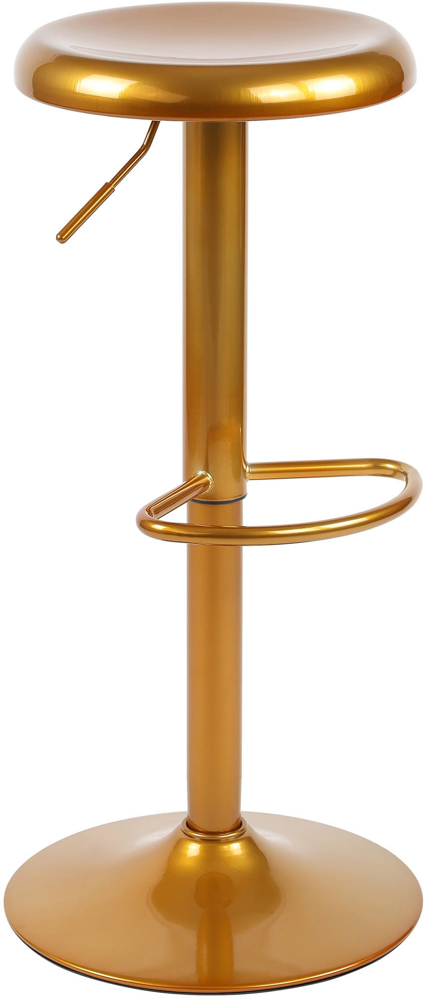 BARHOCKER Hikar Metall Gold - Goldfarben, Metall (38.5/58/38.5cm) - DELUKE