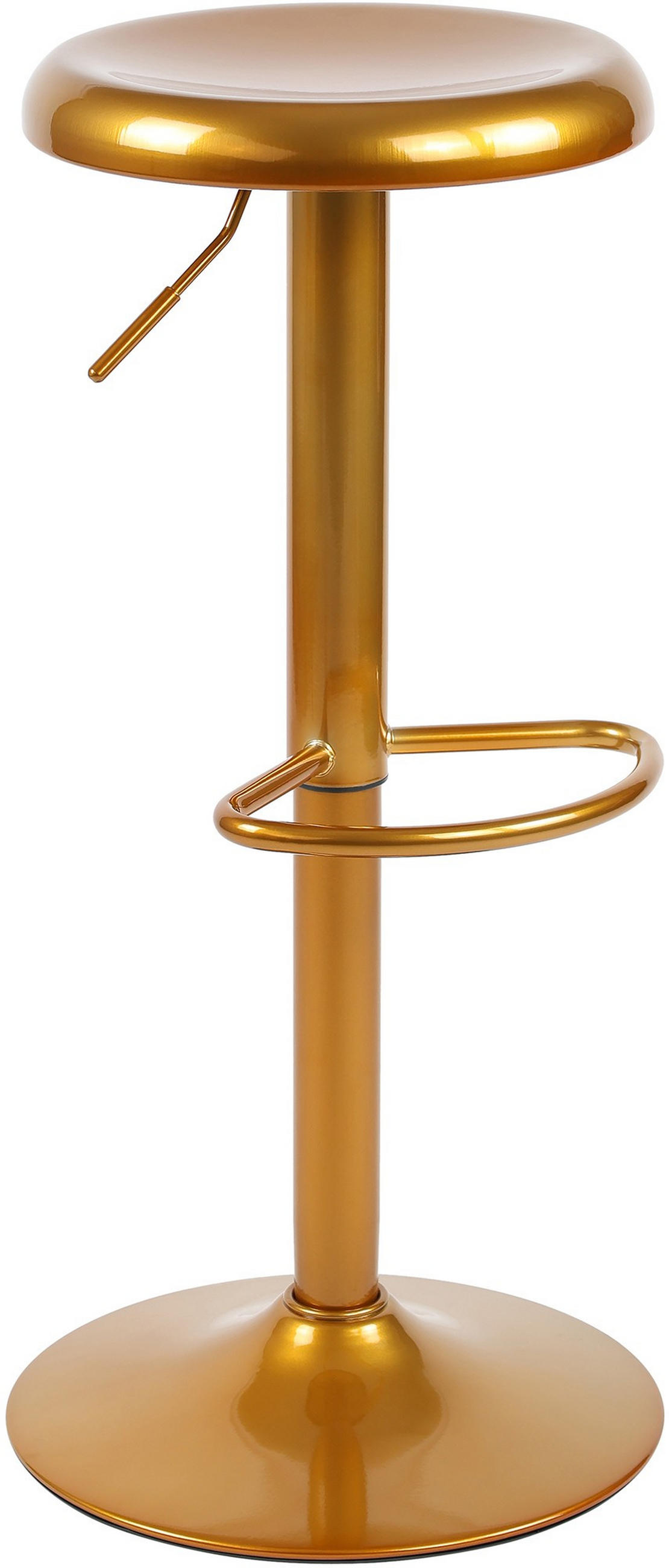 BARHOCKER Hikar Metall Gold - Goldfarben, Metall (38.5/58/38.5cm) - DELUKE