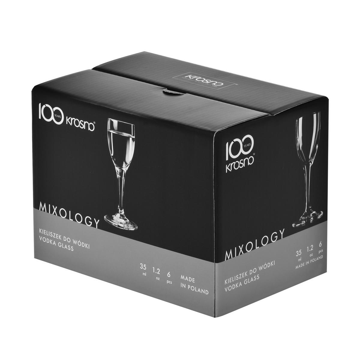 VODKAGLÄSER, 6er-Set, 35 ml - Transparent, Glas (0.035L) - Krosno Glass